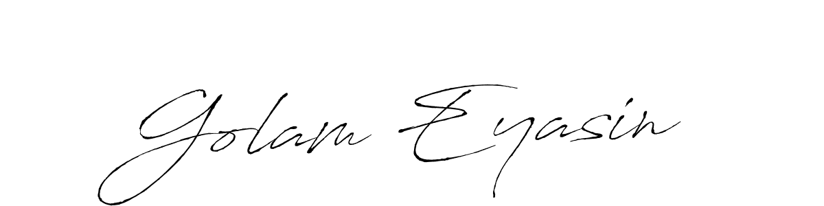 This is the best signature style for the Golam Eyasin name. Also you like these signature font (Antro_Vectra). Mix name signature. Golam Eyasin signature style 6 images and pictures png