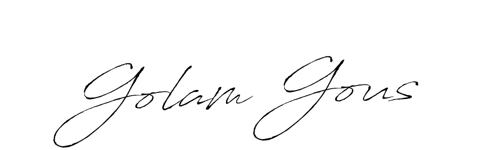 How to Draw Golam Gous signature style? Antro_Vectra is a latest design signature styles for name Golam Gous. Golam Gous signature style 6 images and pictures png
