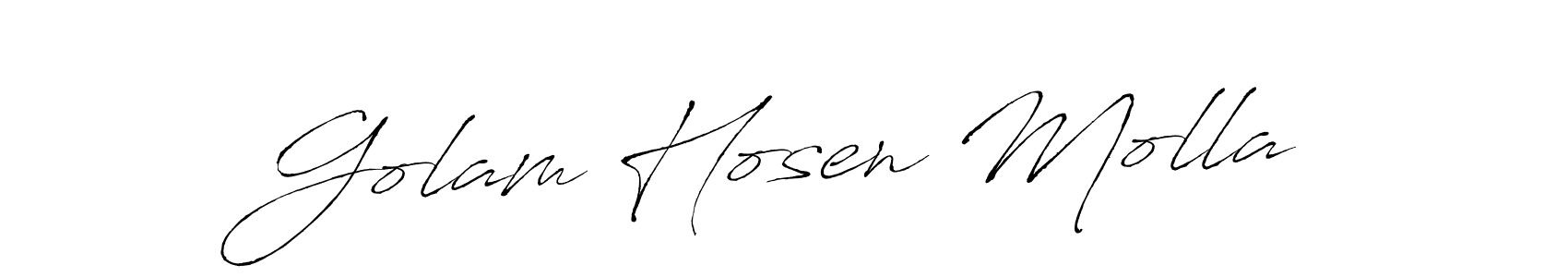 It looks lik you need a new signature style for name Golam Hosen Molla. Design unique handwritten (Antro_Vectra) signature with our free signature maker in just a few clicks. Golam Hosen Molla signature style 6 images and pictures png