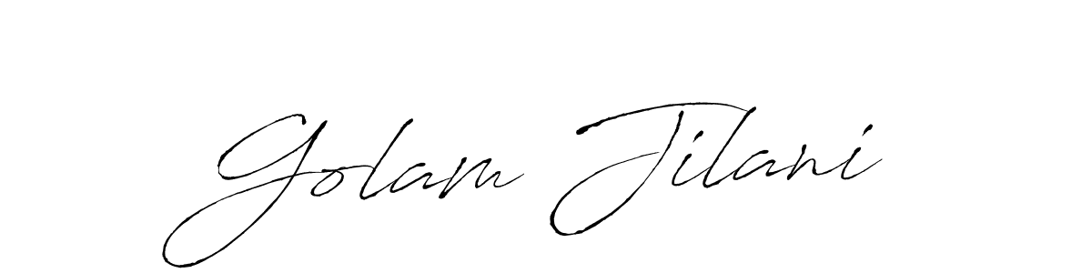 How to make Golam Jilani signature? Antro_Vectra is a professional autograph style. Create handwritten signature for Golam Jilani name. Golam Jilani signature style 6 images and pictures png