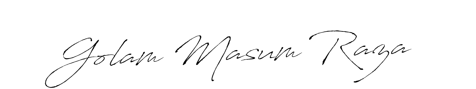 Also You can easily find your signature by using the search form. We will create Golam Masum Raza name handwritten signature images for you free of cost using Antro_Vectra sign style. Golam Masum Raza signature style 6 images and pictures png