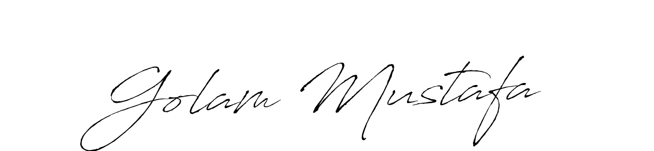 Also we have Golam Mustafa name is the best signature style. Create professional handwritten signature collection using Antro_Vectra autograph style. Golam Mustafa signature style 6 images and pictures png