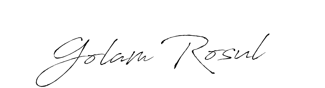 The best way (Antro_Vectra) to make a short signature is to pick only two or three words in your name. The name Golam Rosul include a total of six letters. For converting this name. Golam Rosul signature style 6 images and pictures png