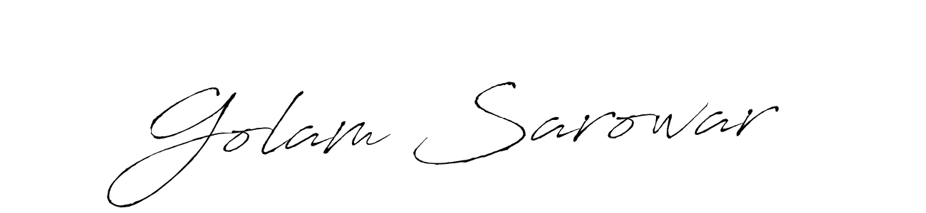 How to Draw Golam Sarowar signature style? Antro_Vectra is a latest design signature styles for name Golam Sarowar. Golam Sarowar signature style 6 images and pictures png