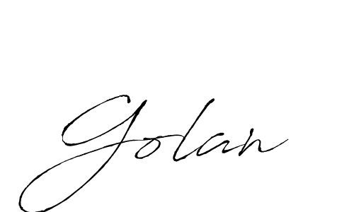 The best way (Antro_Vectra) to make a short signature is to pick only two or three words in your name. The name Golan include a total of six letters. For converting this name. Golan signature style 6 images and pictures png