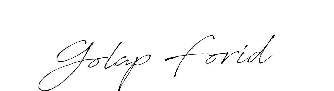 It looks lik you need a new signature style for name Golap Forid. Design unique handwritten (Antro_Vectra) signature with our free signature maker in just a few clicks. Golap Forid signature style 6 images and pictures png