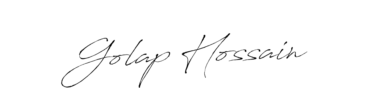 You should practise on your own different ways (Antro_Vectra) to write your name (Golap Hossain) in signature. don't let someone else do it for you. Golap Hossain signature style 6 images and pictures png