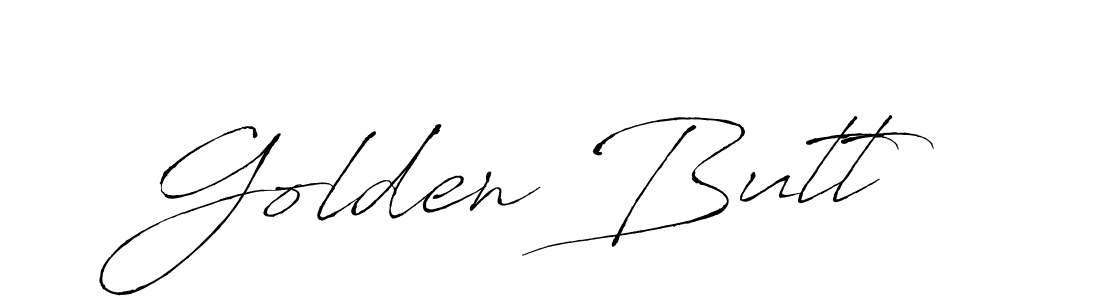 Design your own signature with our free online signature maker. With this signature software, you can create a handwritten (Antro_Vectra) signature for name Golden Butt. Golden Butt signature style 6 images and pictures png