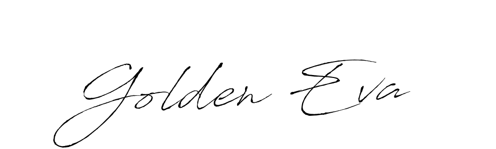 The best way (Antro_Vectra) to make a short signature is to pick only two or three words in your name. The name Golden Eva include a total of six letters. For converting this name. Golden Eva signature style 6 images and pictures png