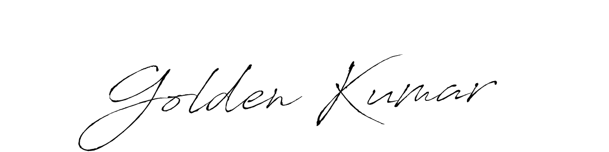 Use a signature maker to create a handwritten signature online. With this signature software, you can design (Antro_Vectra) your own signature for name Golden Kumar. Golden Kumar signature style 6 images and pictures png