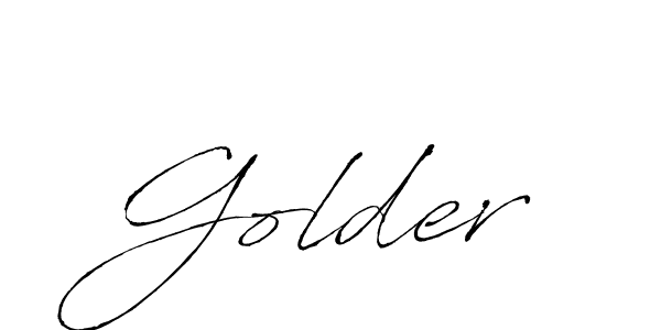 The best way (Antro_Vectra) to make a short signature is to pick only two or three words in your name. The name Golder include a total of six letters. For converting this name. Golder signature style 6 images and pictures png