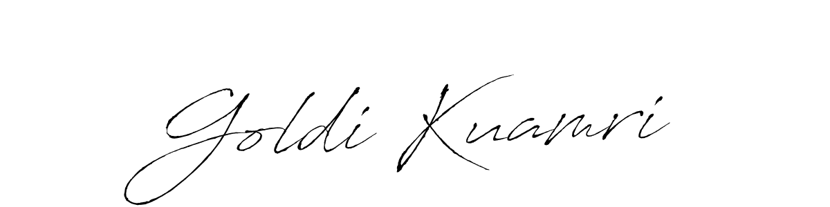 You should practise on your own different ways (Antro_Vectra) to write your name (Goldi Kuamri) in signature. don't let someone else do it for you. Goldi Kuamri signature style 6 images and pictures png