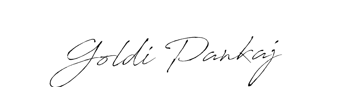 Similarly Antro_Vectra is the best handwritten signature design. Signature creator online .You can use it as an online autograph creator for name Goldi Pankaj. Goldi Pankaj signature style 6 images and pictures png