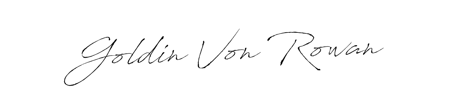 You can use this online signature creator to create a handwritten signature for the name Goldin Von Rowan. This is the best online autograph maker. Goldin Von Rowan signature style 6 images and pictures png