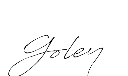 Goley stylish signature style. Best Handwritten Sign (Antro_Vectra) for my name. Handwritten Signature Collection Ideas for my name Goley. Goley signature style 6 images and pictures png