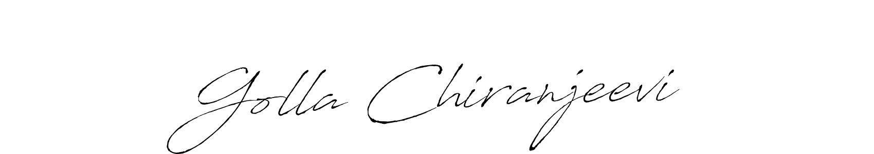 Similarly Antro_Vectra is the best handwritten signature design. Signature creator online .You can use it as an online autograph creator for name Golla Chiranjeevi. Golla Chiranjeevi signature style 6 images and pictures png
