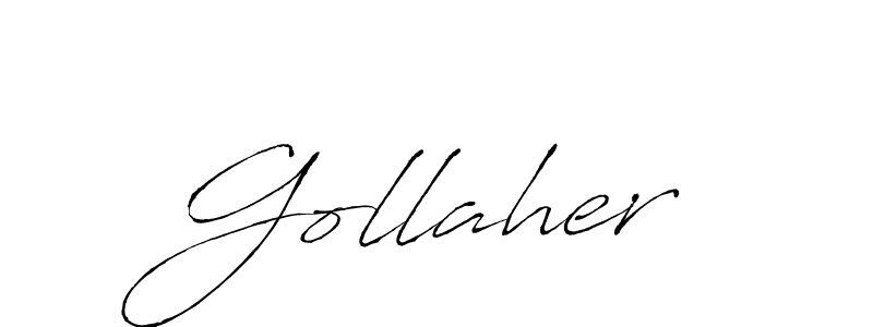 Design your own signature with our free online signature maker. With this signature software, you can create a handwritten (Antro_Vectra) signature for name Gollaher. Gollaher signature style 6 images and pictures png