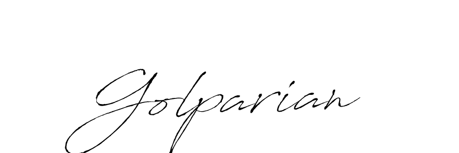 Antro_Vectra is a professional signature style that is perfect for those who want to add a touch of class to their signature. It is also a great choice for those who want to make their signature more unique. Get Golparian name to fancy signature for free. Golparian signature style 6 images and pictures png