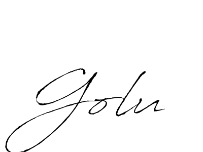 How to Draw Golu signature style? Antro_Vectra is a latest design signature styles for name Golu. Golu signature style 6 images and pictures png