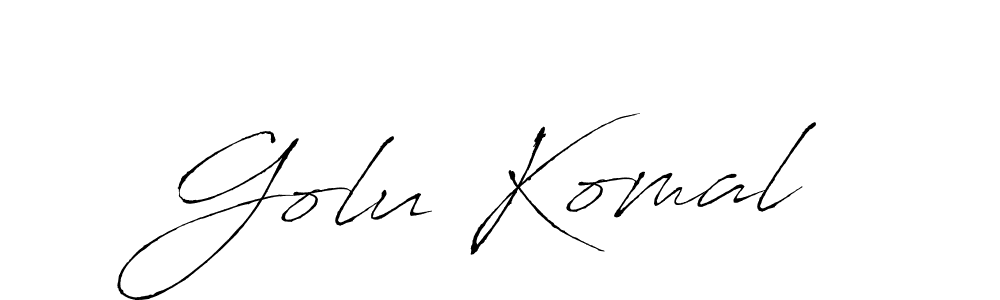 Once you've used our free online signature maker to create your best signature Antro_Vectra style, it's time to enjoy all of the benefits that Golu Komal name signing documents. Golu Komal signature style 6 images and pictures png