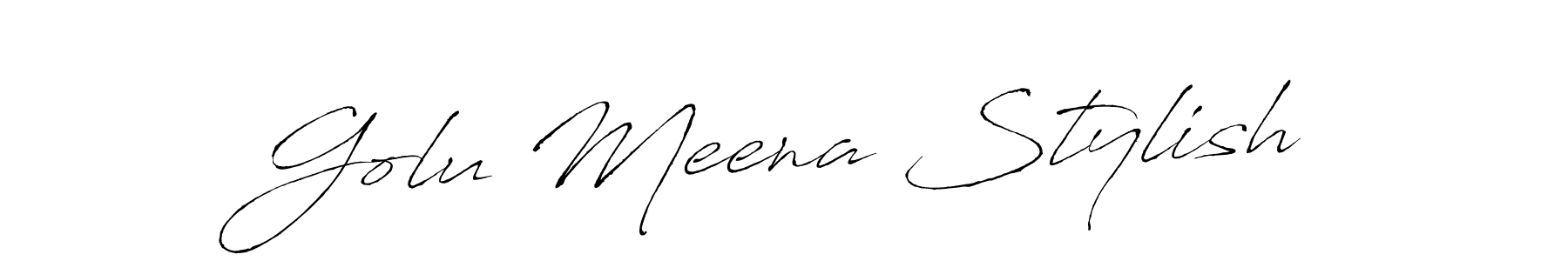 Also You can easily find your signature by using the search form. We will create Golu Meena Stylish name handwritten signature images for you free of cost using Antro_Vectra sign style. Golu Meena Stylish signature style 6 images and pictures png