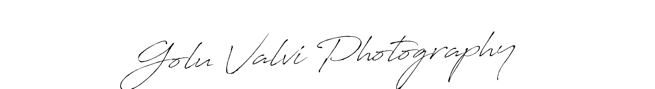 Use a signature maker to create a handwritten signature online. With this signature software, you can design (Antro_Vectra) your own signature for name Golu Valvi Photography. Golu Valvi Photography signature style 6 images and pictures png