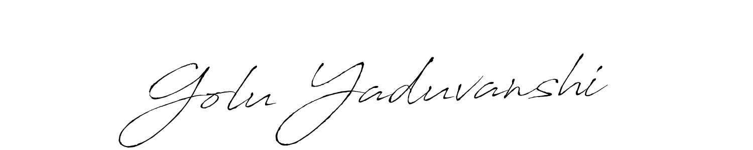 Here are the top 10 professional signature styles for the name Golu Yaduvanshi. These are the best autograph styles you can use for your name. Golu Yaduvanshi signature style 6 images and pictures png