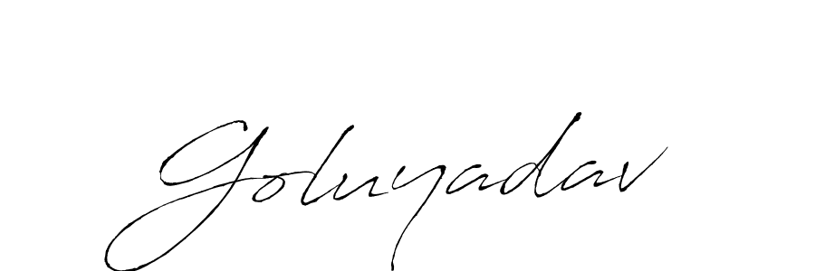 Create a beautiful signature design for name Goluyadav. With this signature (Antro_Vectra) fonts, you can make a handwritten signature for free. Goluyadav signature style 6 images and pictures png