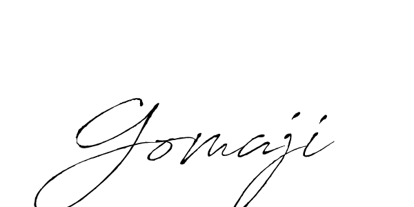 The best way (Antro_Vectra) to make a short signature is to pick only two or three words in your name. The name Gomaji include a total of six letters. For converting this name. Gomaji signature style 6 images and pictures png