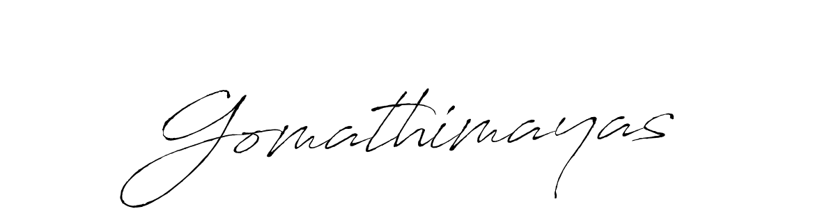 How to make Gomathimayas signature? Antro_Vectra is a professional autograph style. Create handwritten signature for Gomathimayas name. Gomathimayas signature style 6 images and pictures png