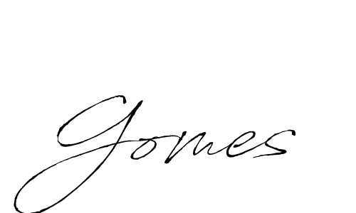 Make a beautiful signature design for name Gomes. Use this online signature maker to create a handwritten signature for free. Gomes signature style 6 images and pictures png