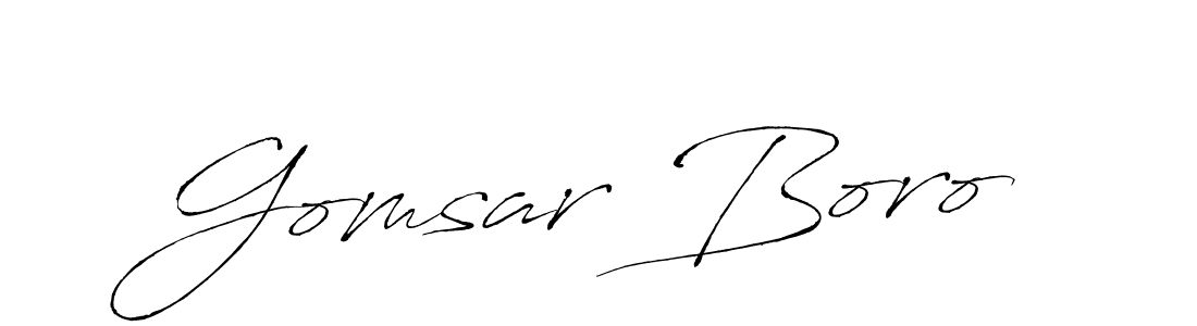 Make a beautiful signature design for name Gomsar Boro. Use this online signature maker to create a handwritten signature for free. Gomsar Boro signature style 6 images and pictures png