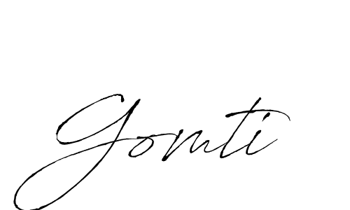 Also we have Gomti name is the best signature style. Create professional handwritten signature collection using Antro_Vectra autograph style. Gomti signature style 6 images and pictures png