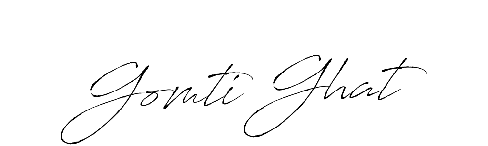 Also You can easily find your signature by using the search form. We will create Gomti Ghat name handwritten signature images for you free of cost using Antro_Vectra sign style. Gomti Ghat signature style 6 images and pictures png