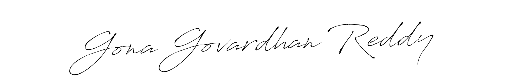 Make a beautiful signature design for name Gona Govardhan Reddy. Use this online signature maker to create a handwritten signature for free. Gona Govardhan Reddy signature style 6 images and pictures png