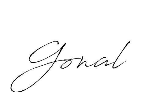 Best and Professional Signature Style for Gonal. Antro_Vectra Best Signature Style Collection. Gonal signature style 6 images and pictures png
