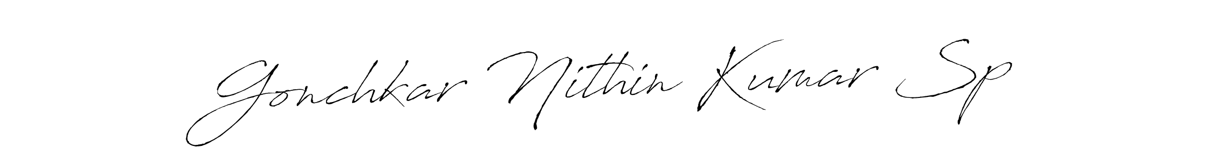 You can use this online signature creator to create a handwritten signature for the name Gonchkar Nithin Kumar Sp. This is the best online autograph maker. Gonchkar Nithin Kumar Sp signature style 6 images and pictures png