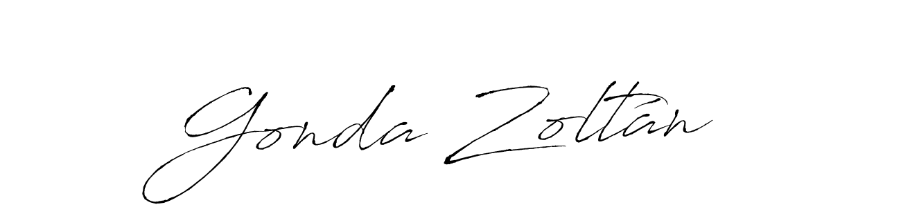 It looks lik you need a new signature style for name Gonda Zoltán. Design unique handwritten (Antro_Vectra) signature with our free signature maker in just a few clicks. Gonda Zoltán signature style 6 images and pictures png
