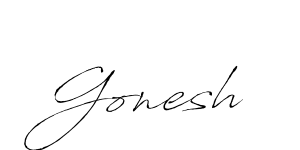 if you are searching for the best signature style for your name Gonesh. so please give up your signature search. here we have designed multiple signature styles  using Antro_Vectra. Gonesh signature style 6 images and pictures png