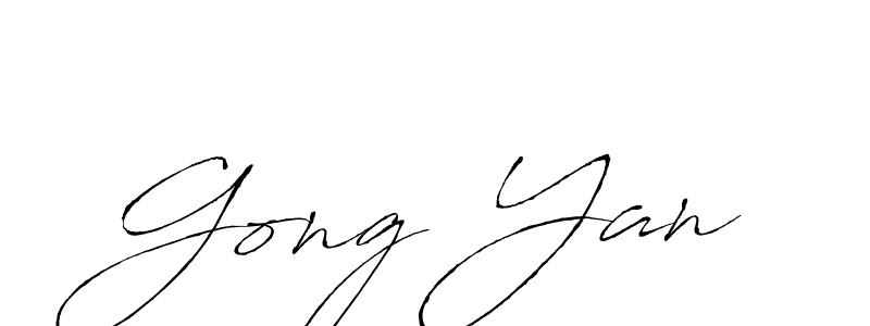 Make a beautiful signature design for name Gong Yan. Use this online signature maker to create a handwritten signature for free. Gong Yan signature style 6 images and pictures png