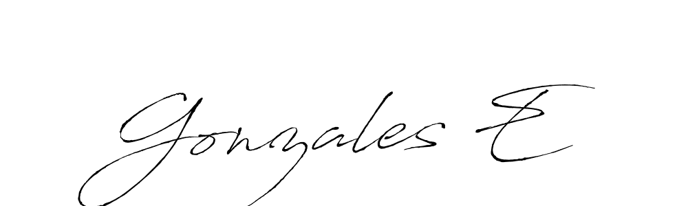 Make a beautiful signature design for name Gonzales E. Use this online signature maker to create a handwritten signature for free. Gonzales E signature style 6 images and pictures png