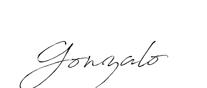 You should practise on your own different ways (Antro_Vectra) to write your name (Gonzalo) in signature. don't let someone else do it for you. Gonzalo signature style 6 images and pictures png