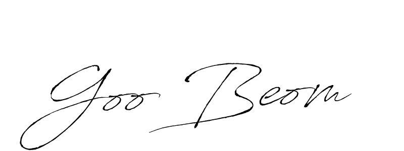 Also we have Goo Beom name is the best signature style. Create professional handwritten signature collection using Antro_Vectra autograph style. Goo Beom signature style 6 images and pictures png