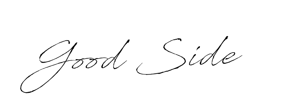 Here are the top 10 professional signature styles for the name Good Side. These are the best autograph styles you can use for your name. Good Side signature style 6 images and pictures png