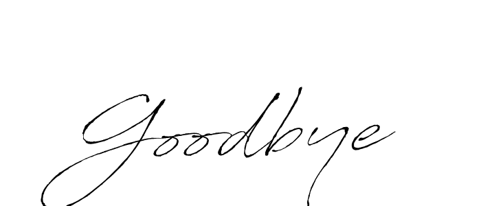 Goodbye stylish signature style. Best Handwritten Sign (Antro_Vectra) for my name. Handwritten Signature Collection Ideas for my name Goodbye. Goodbye signature style 6 images and pictures png