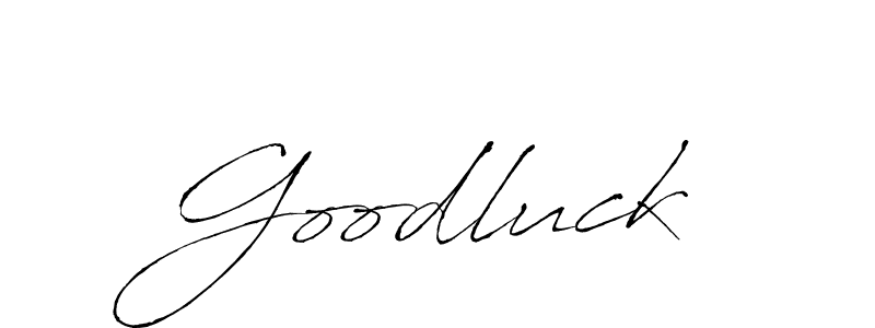 How to Draw Goodluck signature style? Antro_Vectra is a latest design signature styles for name Goodluck. Goodluck signature style 6 images and pictures png