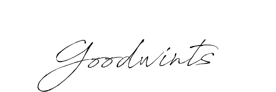 How to Draw Goodwints signature style? Antro_Vectra is a latest design signature styles for name Goodwints. Goodwints signature style 6 images and pictures png