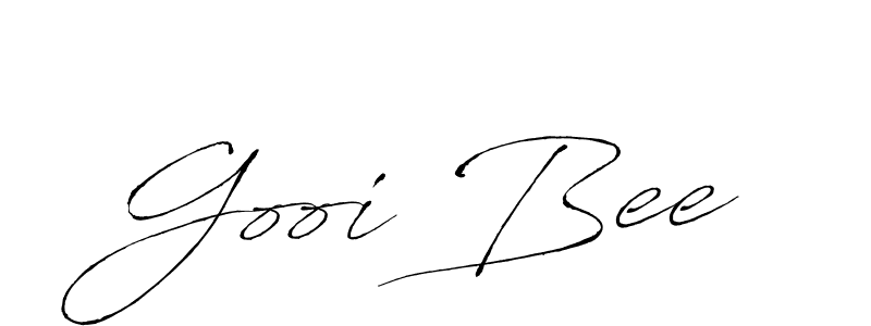 Antro_Vectra is a professional signature style that is perfect for those who want to add a touch of class to their signature. It is also a great choice for those who want to make their signature more unique. Get Gooi Bee name to fancy signature for free. Gooi Bee signature style 6 images and pictures png