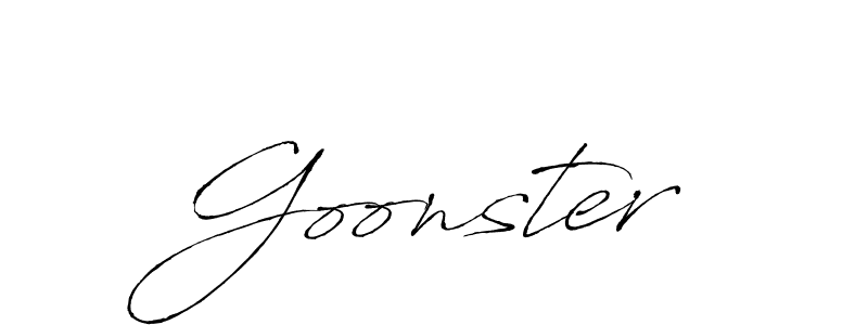 How to make Goonster name signature. Use Antro_Vectra style for creating short signs online. This is the latest handwritten sign. Goonster signature style 6 images and pictures png