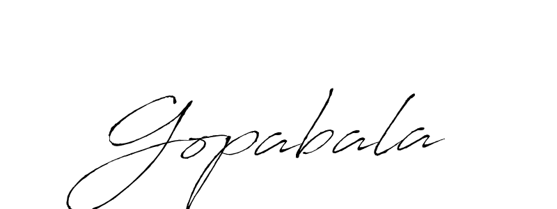 The best way (Antro_Vectra) to make a short signature is to pick only two or three words in your name. The name Gopabala include a total of six letters. For converting this name. Gopabala signature style 6 images and pictures png